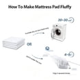 thumbnail image 6 of COOKEY Twin Mattress Topper, Quilted Fitted Mattress Protector with Deep Pocket, Breathable and Comfortable Mattress Pad, 39x75 Inches, 6 of 7