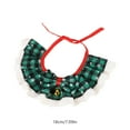 thumbnail image 2 of Christmas-Themed Pet Scarf with Bow Tie and Bells for Cats & Dogs, Festive Neck Accessory Decor Handcrafted Knit Cozy Warmth, 2 of 6