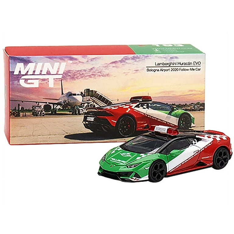 ミニカー MINI GT Lamborghini Huracan EVO Bologna Mini GT Lamborghini Huracan EVO Bologna Airport 2020 Follow
