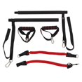 thumbnail image 3 of Pilates Stick, Foam Material Multifunctional Pilates Bar Kit  For Fitness 2 Webbing Tube, 3 of 8