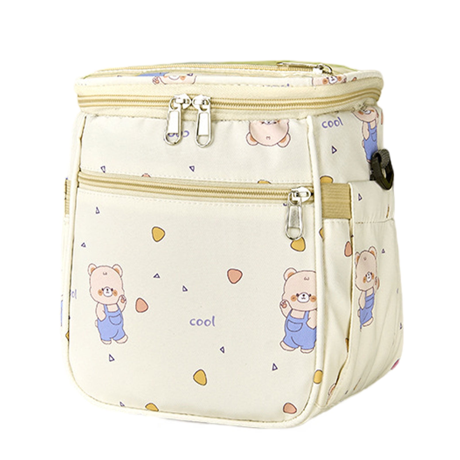 Boxonly Panier Vélo Enfant – Ours Beige, 20,3 X 12,7 Cm – Sac Guidon Amovible – 9 Motifs – Pour Vélos Et Trottinettes