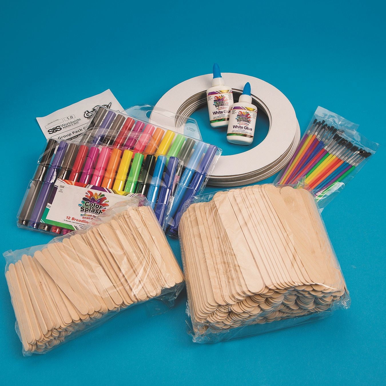 Craft Stick Wreath Craft Kit (Pack of 12)