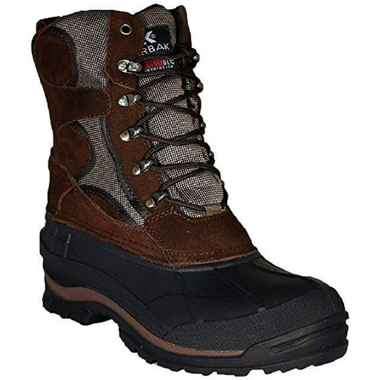 Mens waterproof winter boots extra wide width sale