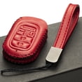 thumbnail image 5 of Vitodeco Leather Key Fob Case Compatible with Honda Civic, Civic Hatchback, Accord, HR-V, CRV, Pilot, Passport 2023 - 2026(5-Button, Red), 5 of 6