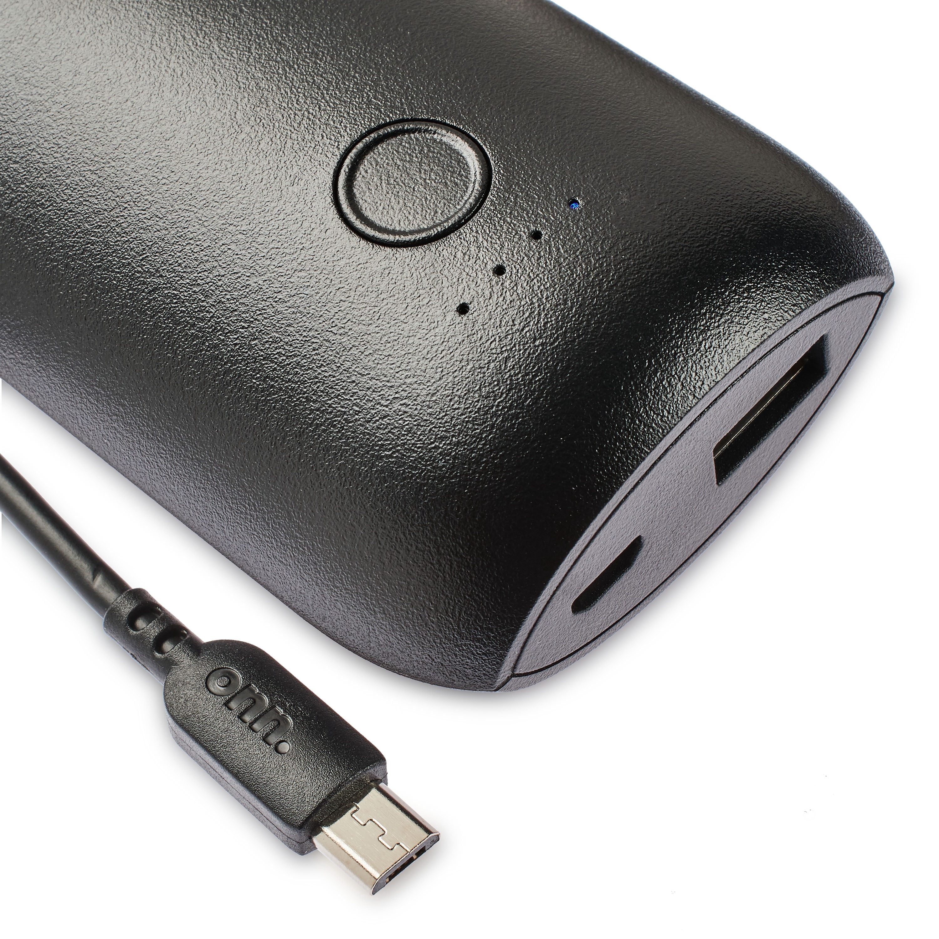 onn. Portable Battery, 2x Charge, 6700 mAh - Black
