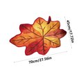 thumbnail image 3 of Fall Door Mat Non-Slip Backing Fall Decor 27.6x17.7 in, Maple Leaf Shaped | Low-Profile Mat, Indoor Outdoor Entryway Decor, Washable, Home Kitchen Porch Entrance Mat, Fall Door Mats, 3 of 6