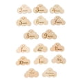 thumbnail image 1 of 8th Baby Milestone Cards Month Cards Cloud Shape, 1 of 4