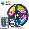 thumbnail image 1 of Tira Led RGB 2835 de 5mts con Control de 18 Botones, 1 of 4