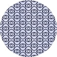 thumbnail image 1 of Ahgly Company Machine Washable Indoor Round Transitional Lavender Blue Area Rugs, 3' Round, 1 of 7