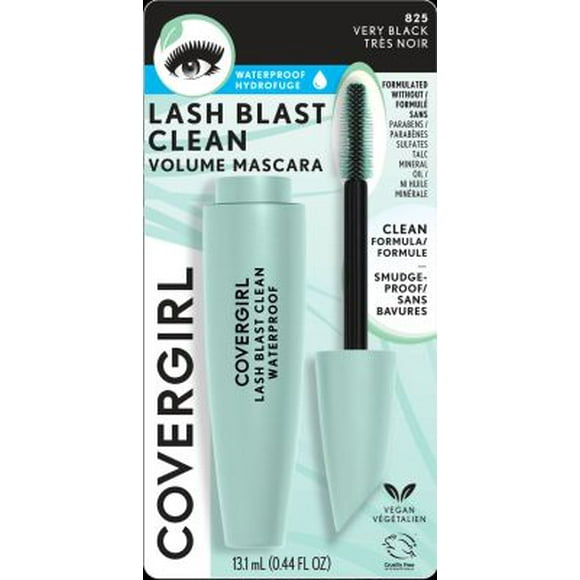 COVERGIRL Lash Blast Clean Waterproof Mascara, Black Brown