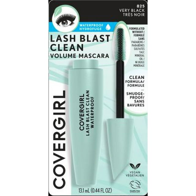 COVERGIRL Lash Blast Clean Waterproof Mascara, Black Brown