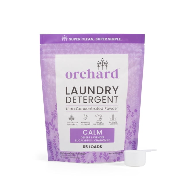 Detergente para ropa en polvo Orchard Natural 65 Loads Lavender