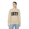 thumbnail image 4 of Women's 1973 Collegiate Font Sweatshirt 50th Birthday Sweatshirt, 4 of 5