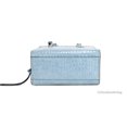 thumbnail image 4 of Marc Jacobs Mini Cruiser Stone Blue Pebbled Leather Satchel Crossbody Purse Bag, 4 of 5