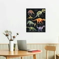 thumbnail image 2 of Nawypu Watercolor Dinosaur Canvas Wall Art ,Animal Dinosaur Letter Wall Art ,Kids Room Decor Wall,Dinosaur Alphabet Education Wall Art ,Suitable For Gift, Kids Room ,Playroom ,Nursery,16x20in, 2 of 4