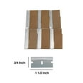 thumbnail image 2 of Single Edge Razor Industrial Blades for Scraper Flat Razor Blade Suitable for Removing Labels - Decals Stickers and Old Paint (100 pcs), 2 of 5
