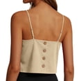 thumbnail image 5 of Crop Tops for Women Summer Sleeveless Scoop Neck Adjustable Spaghetti Strap Casual Camisole Tank Top, 5 of 7