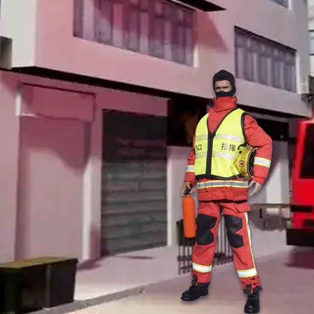 Conjunto de traje de a escala 1/6 ropa hecha a mano de ropa de formal para figuras de muñecas masculinas de 12 pulgadas accesorio de Rojo