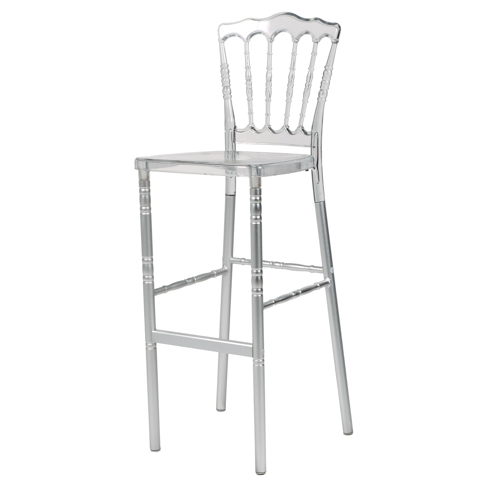 Commercial Seating Products Napoleon Clear 30.5 in. Bar Stool with