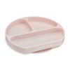 Simka Rose Suction Plate for Baby and Toddler - Divided Silicone Plate - BPA Free - Dishwasher and Microwave Safe (Petal)