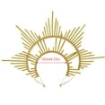 thumbnail image 4 of Aellinatey Spiked Crown Headpiece Mary HaloCrown Lolita Headband Goddess Headpiece, 4 of 13