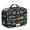 Basketball and Cap, variant on Basketball and Jersey Black Pattern Insulated Lunch Bag Teens,Bento School Lunch Bag for Teens for Work,Picnic or Travel 10.6x7.7x4.3 Inches,12 Can Capacity