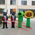 thumbnail image 2 of Casco de material EVA de alta calidad, disfraz de mascota de planta y zombi, juego de dibujos animados de crayones, fiesta de cumpleaños, mascarada, tamaño adulto 944, 2 of 5