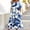 #214-Multicolor, variant on TaTaai Women's Spring and Summer Dress with Floral Print, Short Sleeves, Round Collar, and Easy Casual Style Gift