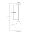 thumbnail image 2 of ElkGroup International 10443/1 Capri 1 Light Pendant In Satin Nickel And Capiz Shell, 2 of 2