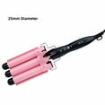 thumbnail image 4 of 3 Tube Hair Crimper, Ceramic Curling Iron Hair Curler Wand Fast Heating, 4 of 5
