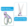 thumbnail image 4 of Uxcell 3pcs Sewing Scissors Stainless Steel Tailor Scissors Color Plating Scissors, 4 of 6