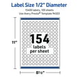 thumbnail image 6 of Avery Waterproof Round Labels, 0.5" Diameter, 15400 Total, 6 of 12