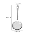 thumbnail image 4 of Cateissary Filtro de olla caliente, cuchara de espumadera de sopa de malla fina, embudo de hojas de acero inoxidable, colador de especias, Cocina y Comedor Como se muestra, 4 of 5
