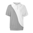 thumbnail image 7 of Outfmvch Women Shirts Womens Work Tops Polo Shirts for Women Golf Shirts for Woman Womens Golf Shirt Blouses for Women Short Sleeve Blouses for Women Grey 1 M, 7 of 7