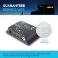 thumbnail image 4 of Renogy 10A Wanderer Common Positive Ground Solar PWM Charge Controller with LCD Display Compatible with Various Types of 12V/24V Batteries, 4 of 7
