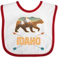 thumbnail image 3 of Inktastic Idaho Vacation Bear Silhouette Boys or Girls Baby Bib, 3 of 4