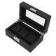thumbnail image 2 of Caja De Reloj Con 3 Ranuras, Regalo Exquisito De Protección, Estuche Organizador De Reloj Pequeño De Cuero PU Para Pulsera Para Mujer ZAQW 3 Slot Watch Box, 2 of 8