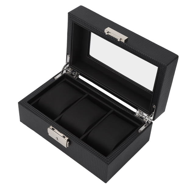 Slot Watch Box,3 Slot Watch Box Small Watch Storage Box Slot Watch Case Tailored for Perfection