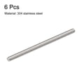 thumbnail image 2 of Unique Bargains M8 x 140mm Tige en Acier Inoxydable 304 Entièrement Filetée Filetage à Droite Lot de 6, 2 of 4