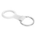 thumbnail image 2 of Étui de Protection pour Localisateur de Téléphone en Silicone Anti-Rayures avec Porte-Clés pour IOS (Blanc), 2 of 14