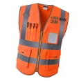 thumbnail image 1 of Chaleco de Seguridad Macarena Premium con Cremallera y Tiras Reflectantes Naranja XL 3 Tamaños, 1 of 7