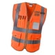 thumbnail image 1 of Alta Seguridad Seguridad Chaleco Uniforme XL Naranja Sunnimix Chaleco de seguridad para ropa de trabajo, 1 of 7