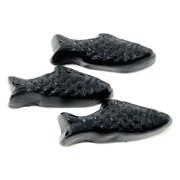 Italgum, Italian Pesce medio Soft Black licorice Fish With Anise and Mint Extracts (Medium Size) (3 Lbs)