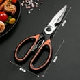 thumbnail image 2 of Astercook 2 Pcs Kitchen Shears with Serrated Blade, Heavy Duty Scissors for Cutting Meat, Food and Poultry, Multipurpose Sharp Scissor Dishwasher Safe, 2 of 7