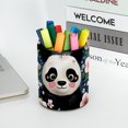 thumbnail image 5 of Eleve su espacio de trabajo con este elegante portalápices y organizador de escritorio para maquillaje y suministros de arte, lindo panda, 5 of 5
