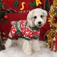 thumbnail image 3 of Pijama para perros XPUDAC, 4 piezas, para perros pequeños, trajes navideños, 3 of 6