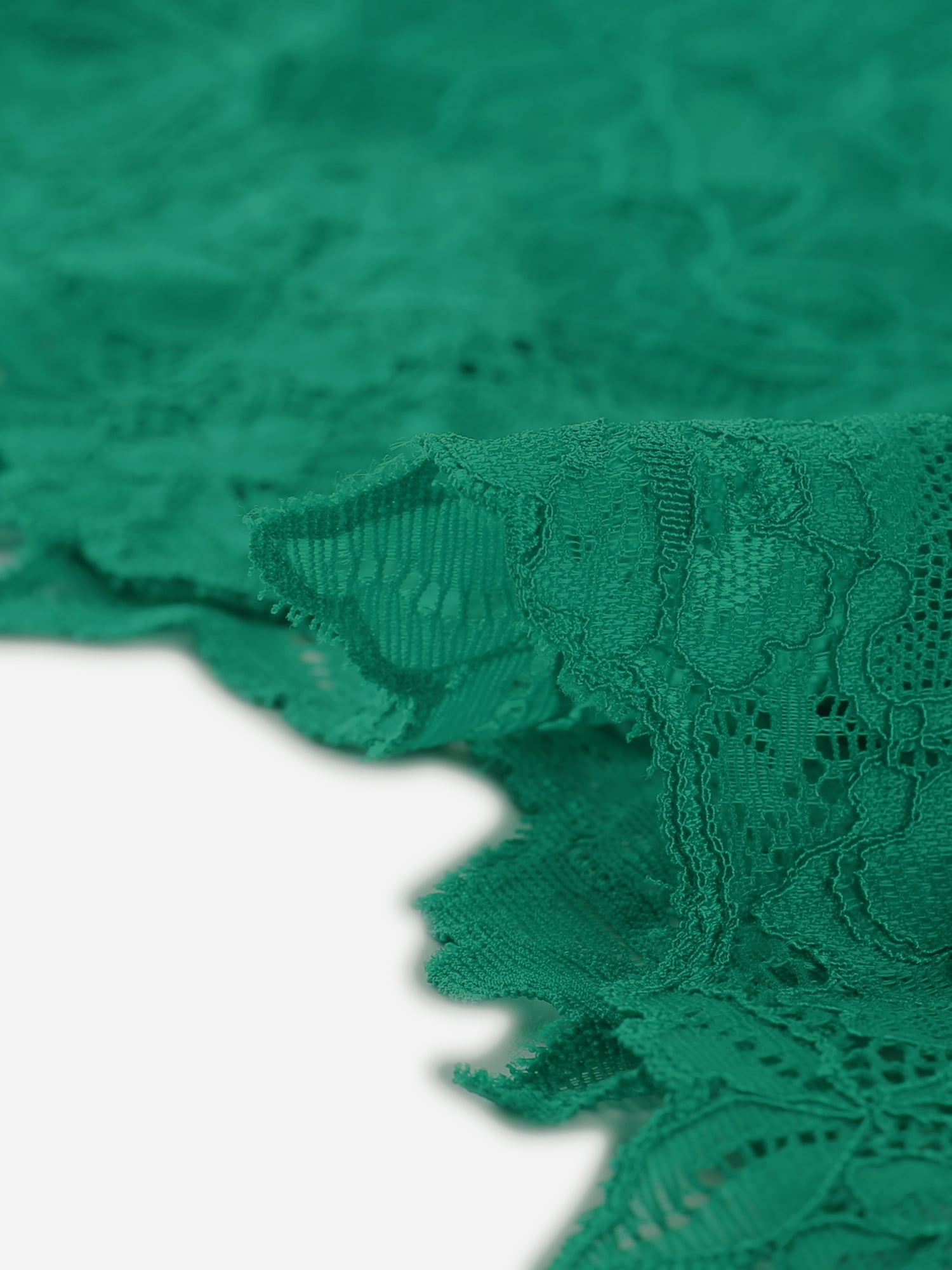 DARING DIVA Plus Size Fall Elbow Sleeve Lace Outerwear Shrug Top 4X Green