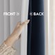 thumbnail image 5 of Cortinas opacas FMFUNCTEX, tejido blanco texturizado, 275 x 280 cm, 5 of 7