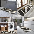 thumbnail image 2 of Black White Gold Marble Pattern Kitchen Rug Mat,Kitchen Runner Rugs Non Skid Washable,Decorative Kitchen Floor Mats for Kitchen,Sink,Laundry,17"X47", 2 of 5