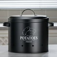 thumbnail image 7 of Metal Food Storage Container Kitchen Pantry Organizer Decorative Farmhouse Canister for Vegetables Dry, 7 of 7